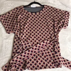 Emelia tie front blouse